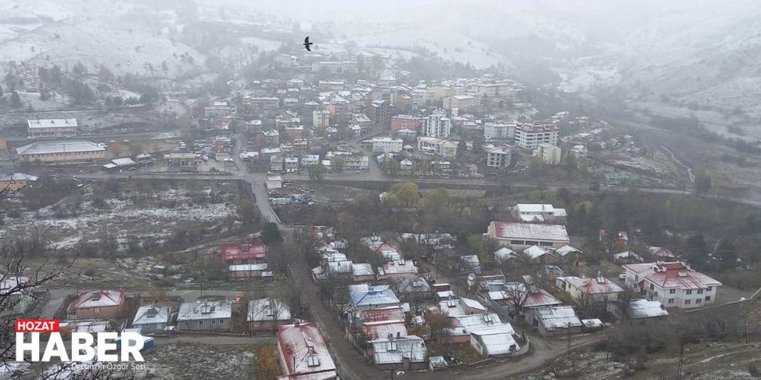 Pülümür'de Kar, Köy Yollarını Kapattı 4